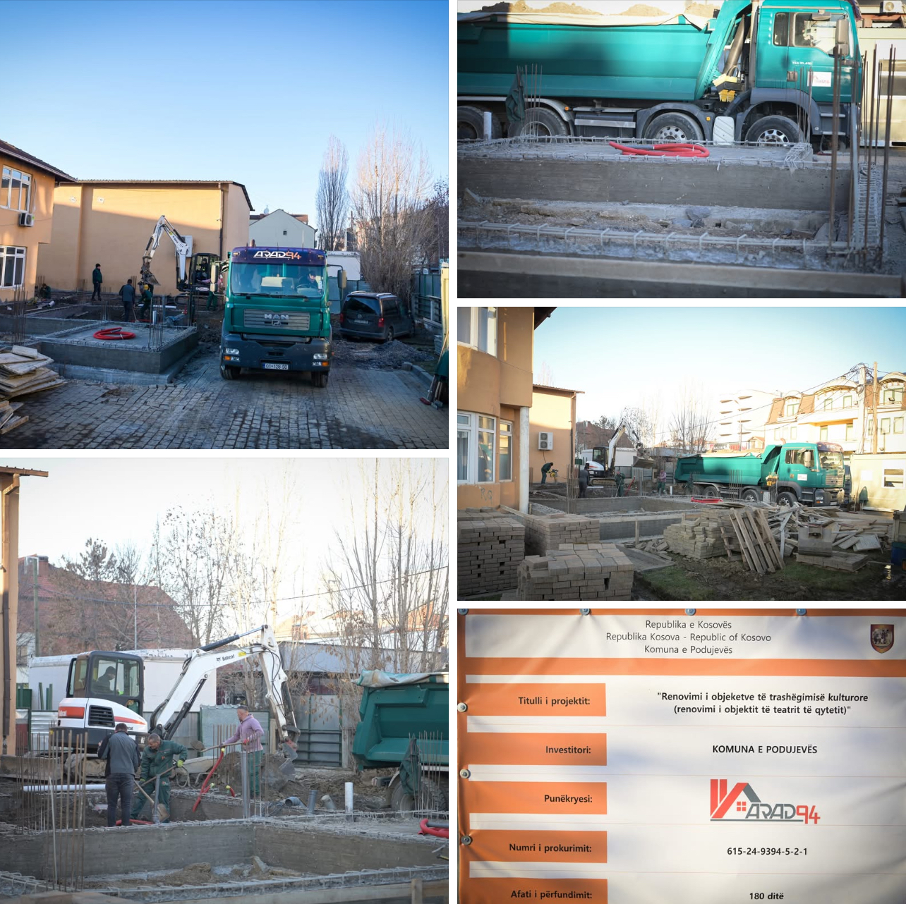 Kryetari Bulliqi njofton sa ka filluar rinovimi i Teatrit “Avdush Hasani”