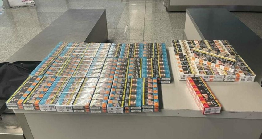 Sekuestrohen mbi 340 pako të cigareve në aeroportin “Adem Jashari”, destinim kishin Anglinë