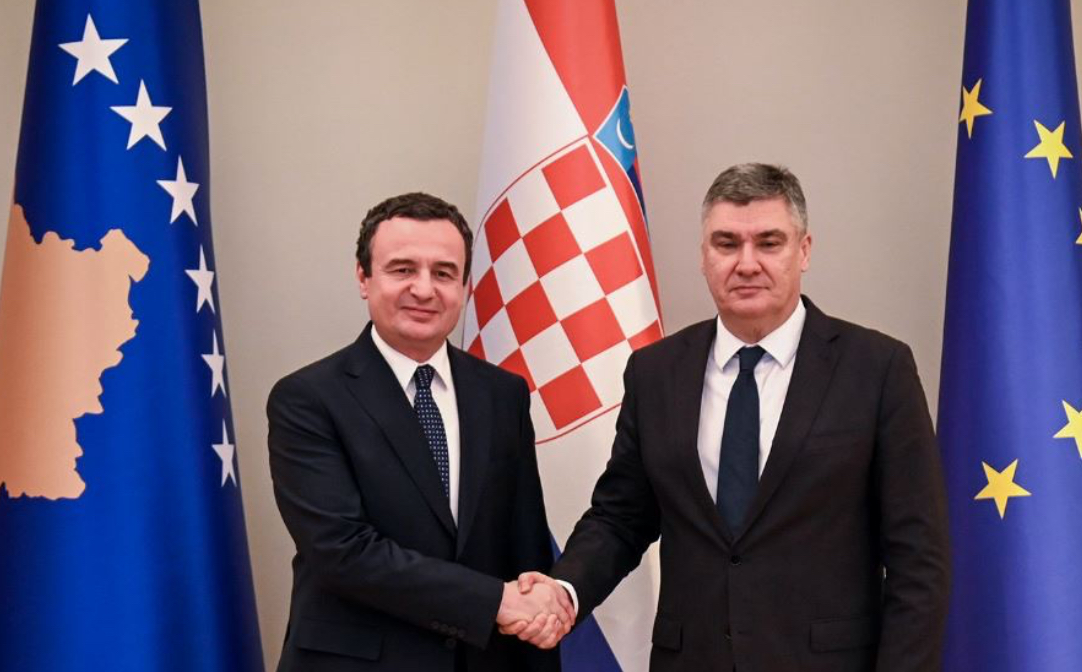 Kurti e uron Milanoviq për marrjen edhe të një mandati si president i Kroacisë