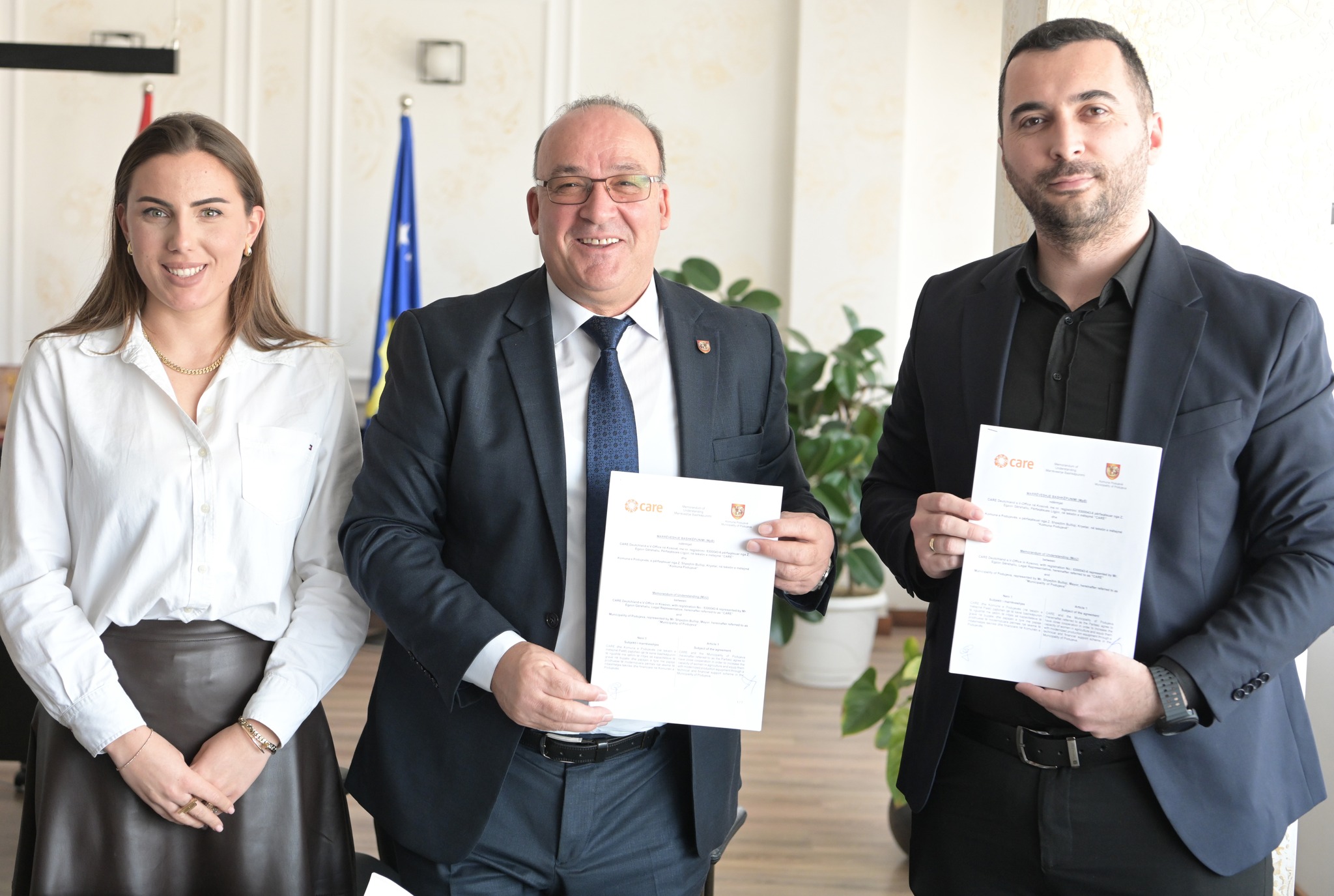 Komuna e Podujevës nënshkruan marrëveshje bashkëpunimi me Organizatën “CARE”