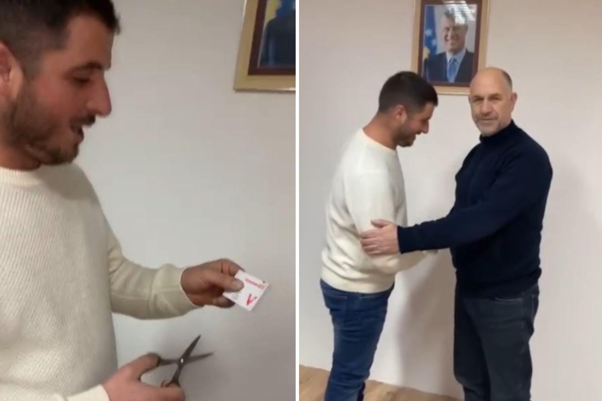 PDK-ja dënohet nga PZAP-ja për videon e shkatërrimit me gërshërë të kartelës së LVV-së