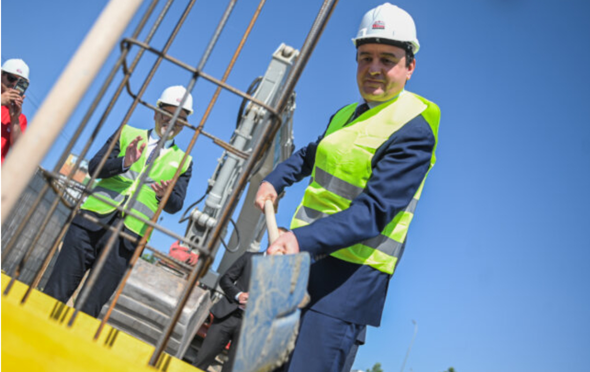 Vendoset gurthemeli i objektit të ri të QKMF-së në Shtime, investim prej 2.4 milionë euro