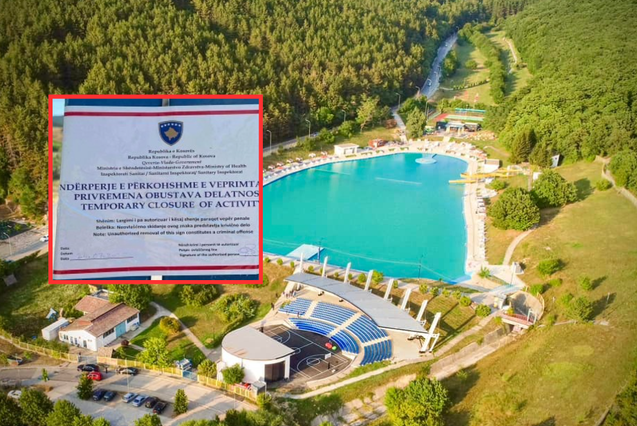 Mbyllet përkohësisht pishina e Gërmisë