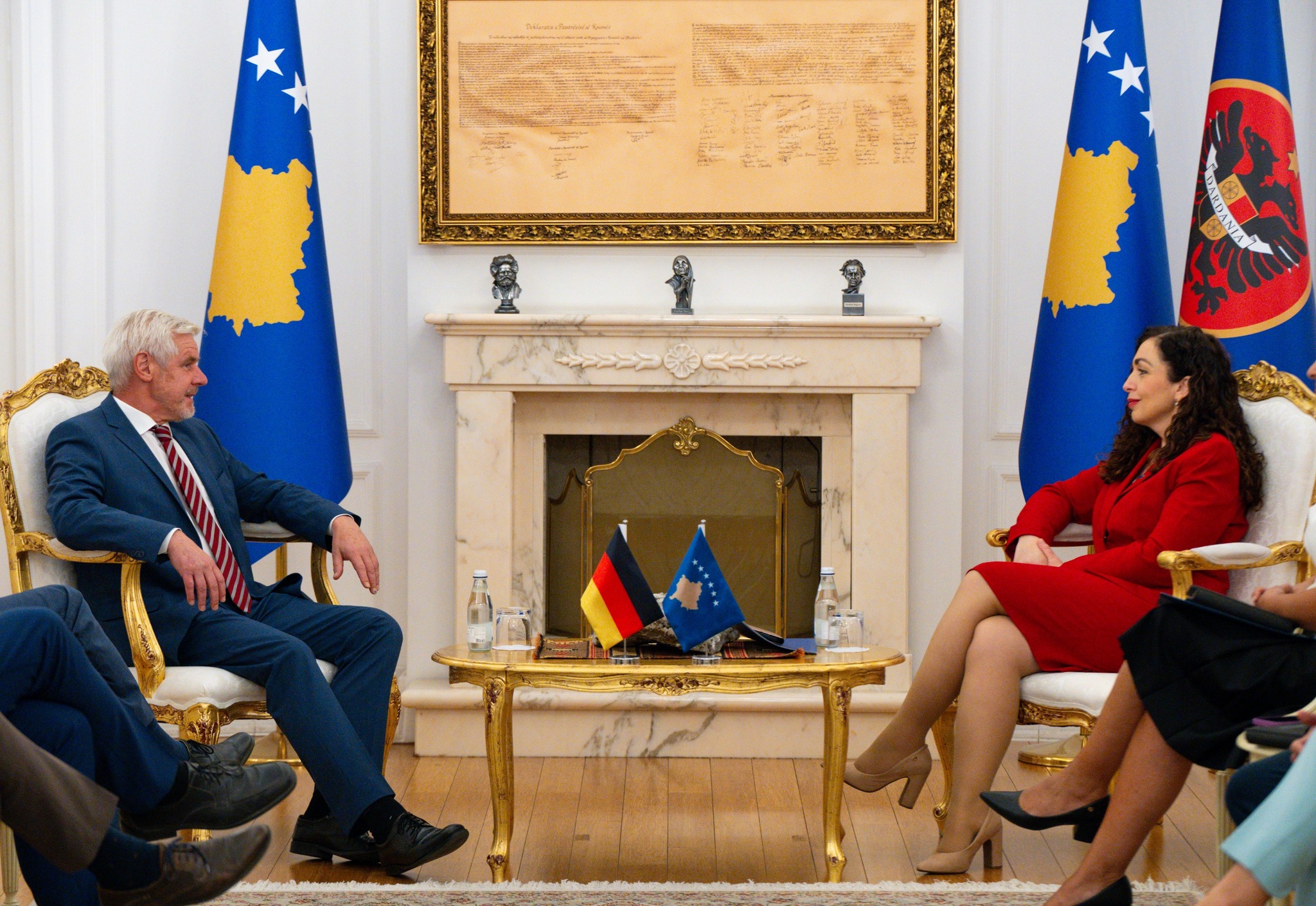 Osmani konfirmon gatishmërinë e Kosovës për bashkëpunim të thellë me Qeverinë e Gjermanisë