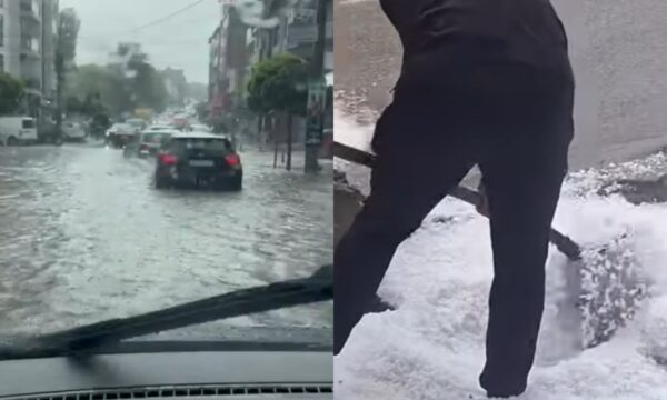 Stuhi shiu të fuqishme dhe breshër i madh në disa rajone të Kosovës