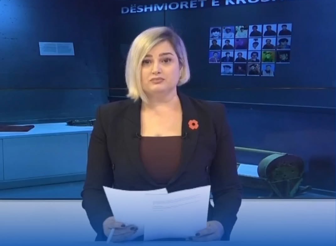Prekëse: Prezantuesja e RTK-së shpërthen në lot teksa jepte lajmin për përkujtimin e masakrës ku ia vranë babain