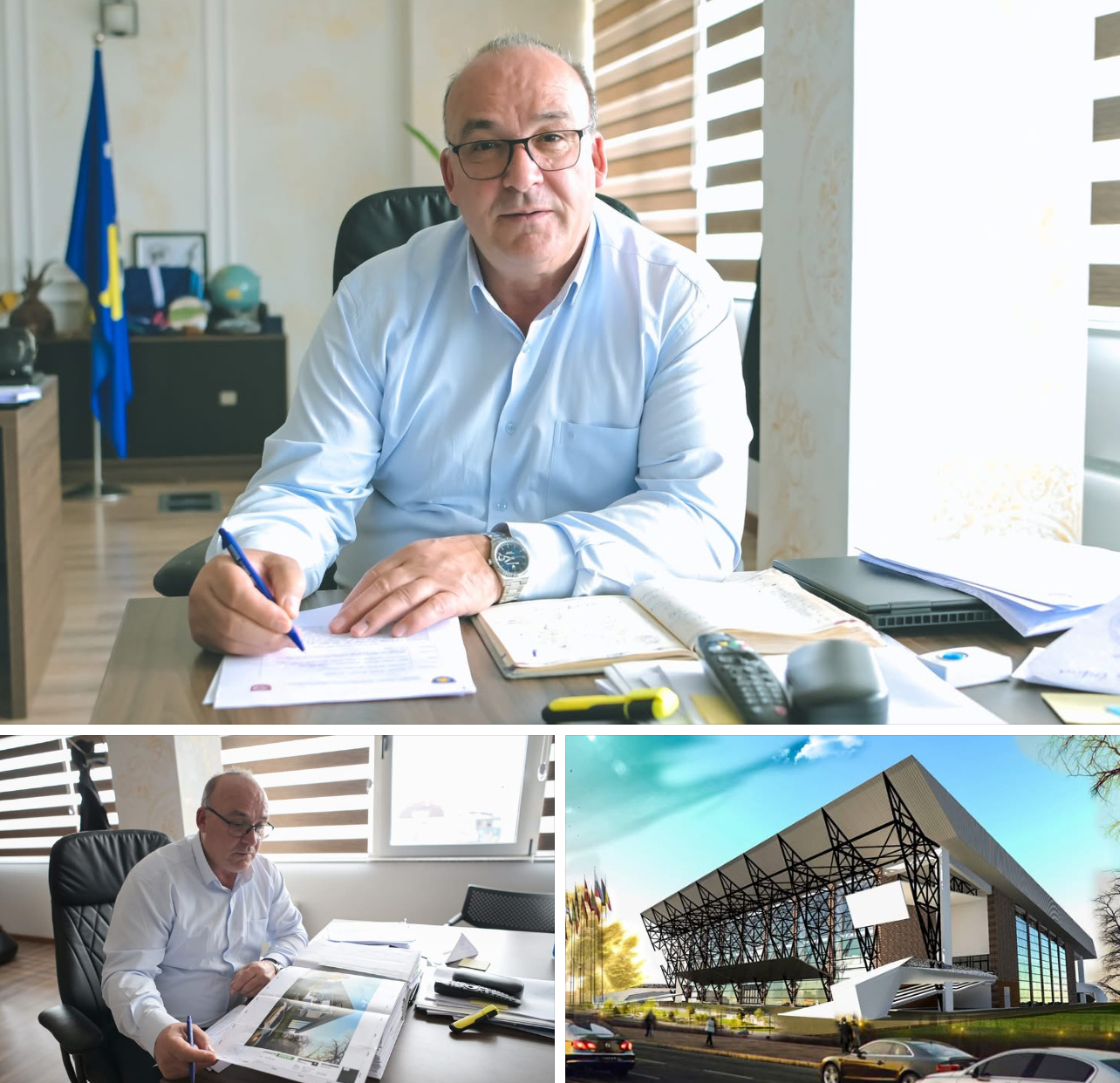 Kryetari Bulliqi nënshkruan nisjen e procedurave për Palestrën Multisportive në Podujevë në një ditë historike për futbollin kosovar