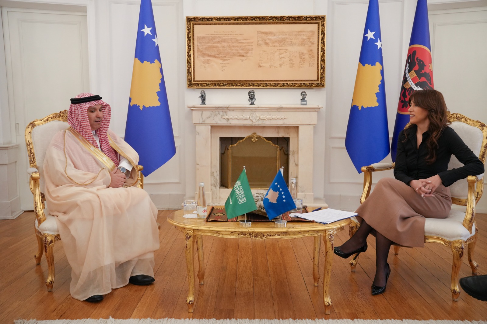 Haxhiu pret në takim lamtumirës Ambasadorin e Arabisë Saudite