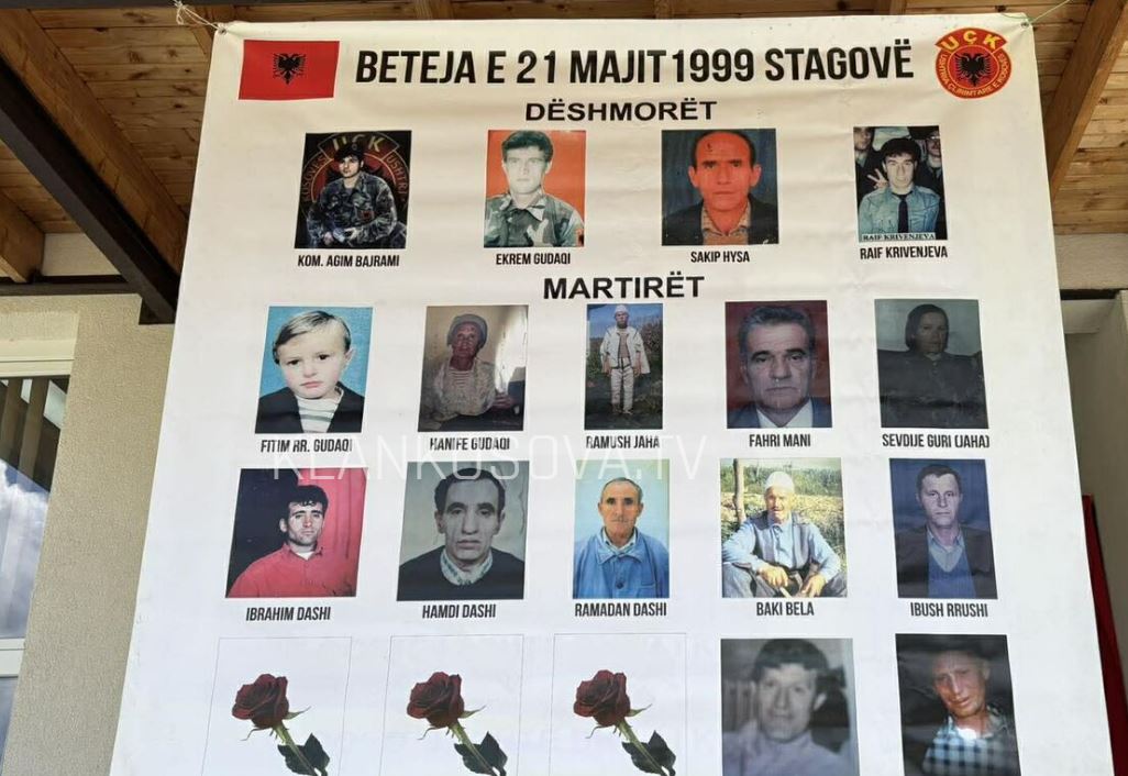 Shënohet 27-vjetori i Masakrës së Stagovës, përkujtohen 13 martirët dhe dëshmori Agim Bajrami