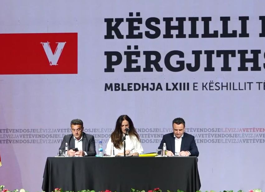 Vetëvendosje e nominon Kurtin si kandidat për kryeministër
