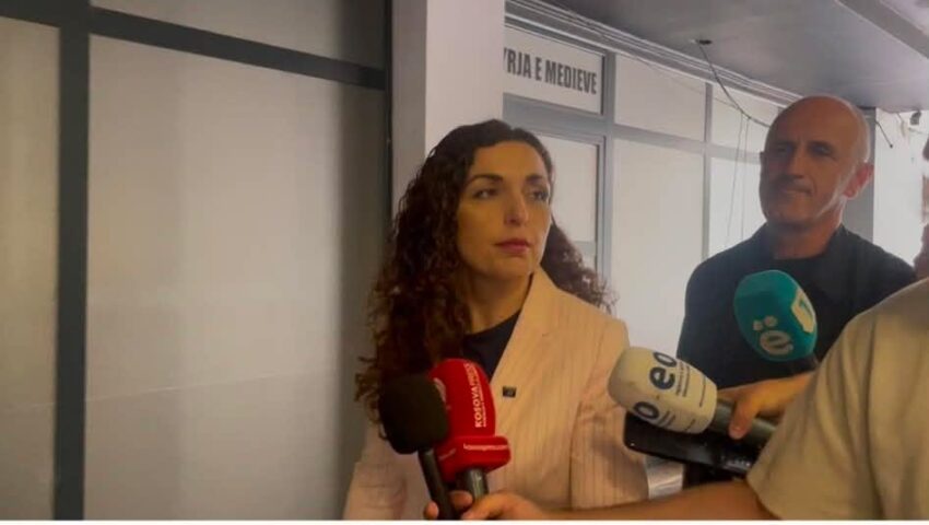 Osmani s’komenton takimin me Abdixhikun, shmang përgjigjet për postin e presidentes dhe një takim të ri me Kurtin