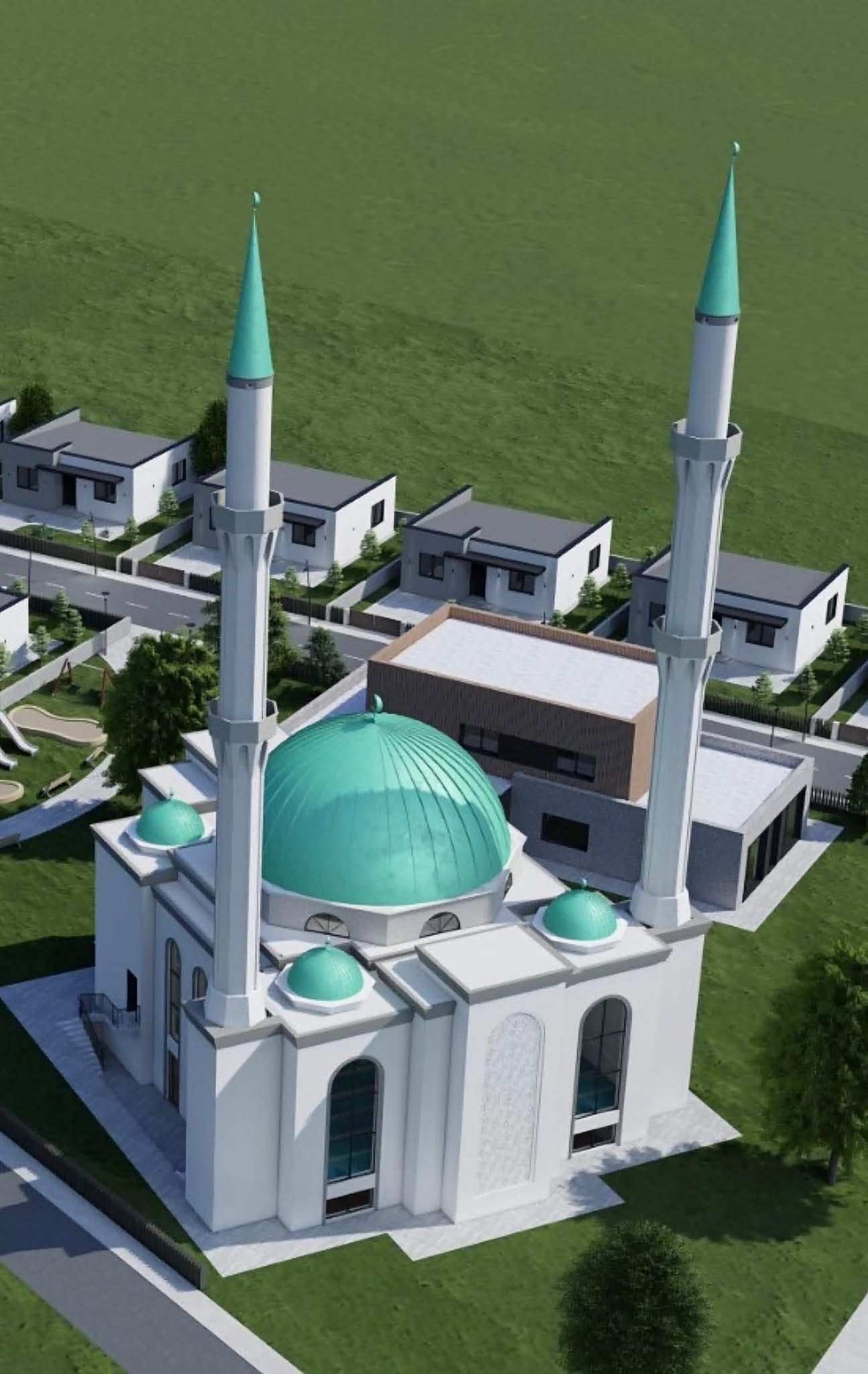 Hapet xhamia e re në rrugën “Xhemajl Mustafa” në Podujevë